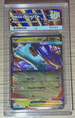 Pokemon Mega Latias EX 011 Mega Evolution Black Star Promo -GEM MINT ACE 10 - Image 1