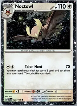 Noctowl (Cosmos Holo) Scarlet & Violet Promo 127/162 Promo Holo Near Mint - Image 1