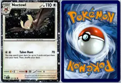 Noctowl (Cosmos Holo) Scarlet & Violet Promo 127/162 Promo Holo Near Mint - Image 3