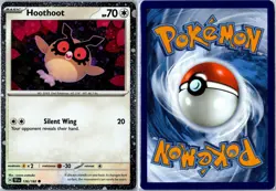 Hoothoot (Cosmos Holo) Scarlet & Violet Promo 126/162 Promo Holo Near Mint - Image 3