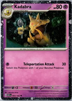 Kadabra Miscellaneous Cards & Products 064/165 2018 Promo Holo Near Mint - Image 1