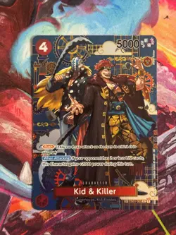 One Piece Card Game TCG Kid and Killer EB01-003 RARE Alternate Art #EB01-003 NM - Image 1