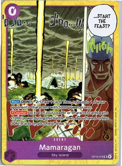Mamaragan OP15-078 NM One Piece CCG Adventure on Kami's Island - Image 1