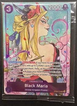 One Piece TCG Black Maria OP08-074 Illustration Box Vol.2 Promo SEALED Foil - Image 1