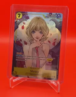 Bandai One Piece Card Game Stussy Character SR Alt Art Foil OP13-110 7000 - Image 1