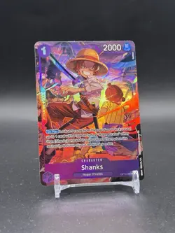 ONE PIECE Shanks (Alternate Art) OP13-065 Rare Foil Carrying On His Will Card - Image 1