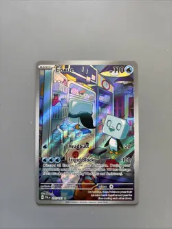 Pokemon TCG Eiscue Holo Illustration Rare Card Paldea Evolved 205/193 NM - Image 1