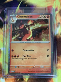 Pokemon TCG Scarlet & Violet 151 Charmeleon Cosmos Holo Promo 005/165 NM - Image 1