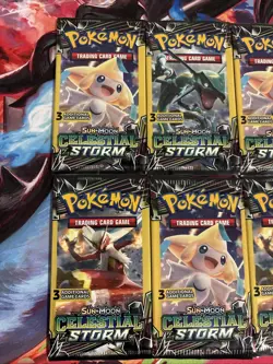 Pokemon Celestial Storm 3 Card Mini Booster Packs Lot of 8 - Image 2