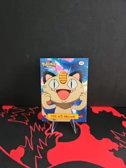 Meowth TV11 #52 Non Holo 1999 Pokemon Topps TV Animation Edition Puzzle Card - Image 1