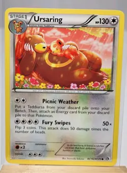 Pokemon Card - Ursaring Legendary Treasures: Radiant Collection RC16/RC25 Holo - Image 1