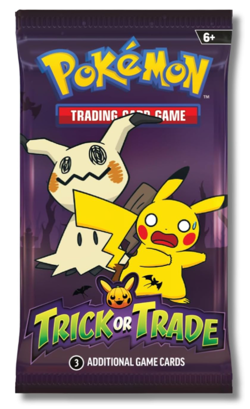 Pokemon 2023 Halloween Trick or Trade 3 Card Booster Pack - New & Sealed - Image 2