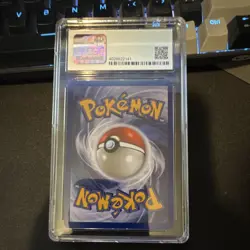 CGC 8 Hitmonlee 7/62 Holo Rare 1999 Fossil Unlimited Pokemon Card - Image 2