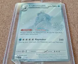 Crabominable 149/142 SEALED Stamped Promo Holiday Calendar Pokemon Card TCG - Image 1