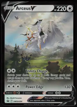 Arceus V Promo SWSH: Sword & Shield Promo Cards SWSH204 NM - Image 1