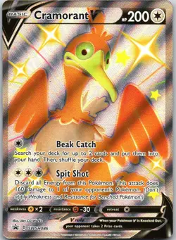 Cramorant V - Holo Promo SWSH: Sword & Shield Promo Cards SWSH086 NM - Image 1