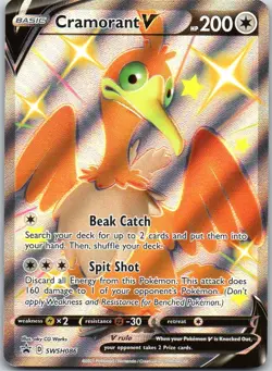 Cramorant V Holo Promo SWSH: Sword & Shield Promo Cards SWSH086 NM - Image 1