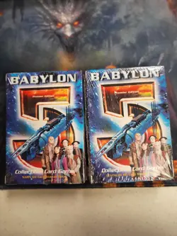 BABYLON 5 Premier Eidtion 60 Card starter sets ×2, Narn and Centauri included - Image 1
