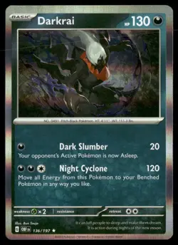 Miscellaneous Cards & Products #136/197 Darkrai (Cosmos Holo) - Image 1
