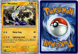 Pokemon Card - Miraidon McDonald's Promos 2024 003/015 2025 Promo Holo Near Mint - Image 3