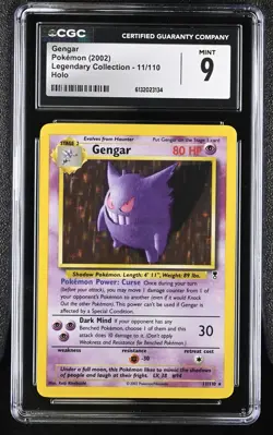 CGC 9 MINT Gengar 11/110 Legendary (collection) Holo Pokemon Card - Image 1
