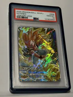 PSA 10 Gotenks SDVZV-006 Japanese Promo Card Dragon Ball Super Divers - Image 3