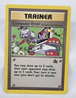 Trainer Computer Error Pokemon Black Star Promo Card Pokemon League 2000 - Image 1