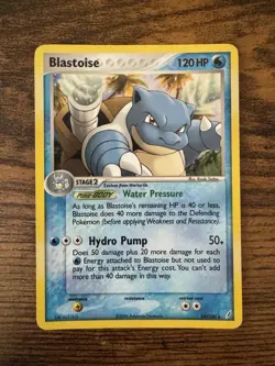 Blastoise 14/100 Deck Exclusive Holo Rare Card Pokemon EX Crystal Guardians LP - Image 1