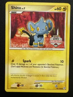 Shinx Lv.7 City Championships 98/130 Nintendo Diamond & Pearl Pokemon - Image 1