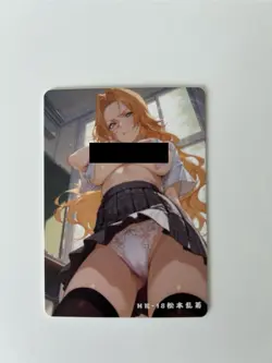 Rangiku HR-18 Coed Illustration Reluctant Card Bleach - Image 1