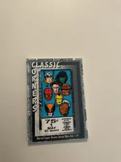 2012 Marvel Premier Classic Corners Marvel Super Heroes Secret Wars CC-4 - Image 1