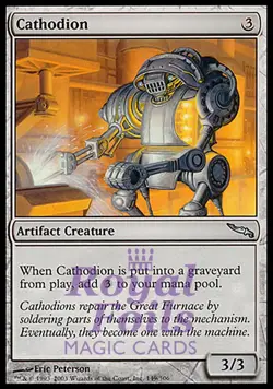 Cathodion 1x FOIL MDN MTG Mirrodin Uncommon MINT artifact - Image 1