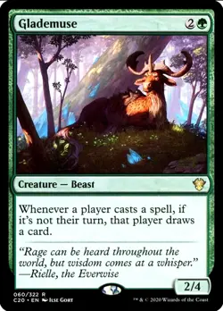 X 1 Glademuse NM-M Commander 060 MTG Magic The Gathering - Image 1
