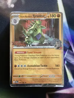 Team Rocket's Tyranitar 96/182(Prerelease)Stamped Promo Deck 2025 Pokemon-DRI - Image 4