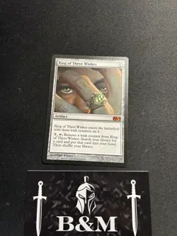MTG - Ring of Three Wishes - M14 core set - Rare - LP - Image 1