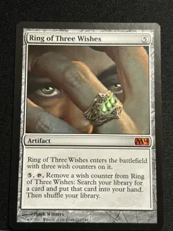MTG - Ring of Three Wishes - M14 core set - Rare - LP - Image 3