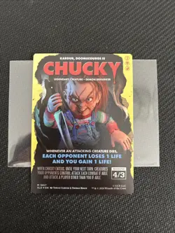 MTG Chucky Kardur Doomscourge M Secret Lair x Chucky #1807 Foil - Image 1