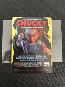 MTG Chucky Kardur Doomscourge M Secret Lair x Chucky #1807 Foil - Image 3