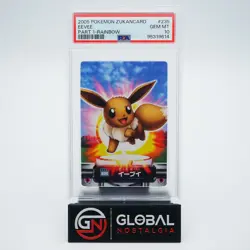 Eevee 2005 Pokemon Zukan Part 1-Rainbow Prism Carddass #235 POP 4 PSA 10 - Image 1