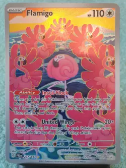 FLAMIGO 227/193 S&V PALDEA EVOLVED 2023 POKEMON CARD - Image 1