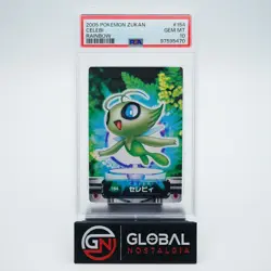 Celebi 2005 Pokemon Zukan Rainbow Prism Carddass #154 POP 3 PSA 10 - Image 1
