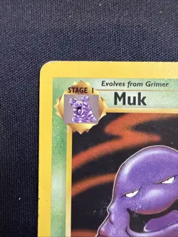 Muk 28/62 MP Fossil Regular Vintage Pokemon - Image 3