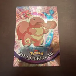 Pokemon Topps Lickitung #108 TV Animation Rainbow Holo - Image 1