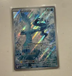 Pokemon TCG Articuno Illustration Rare Holo 161/159 Sv09 Journey Together 110HP - Image 1