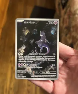 Pokemon TCG Mewtwo 52 Black Star Promo SVP 151 Rare Holo - Image 2