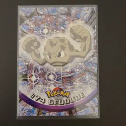#74 Geodude 1999 TOPPS Pokemon TV Red Label Vintage! - Image 1