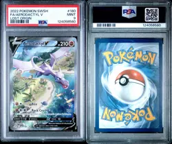 2022 POKEMON SWORD & SHIELD LOST ORIGIN 180 FULL ART AERODACTYL V PSA Mint 9 - Image 2