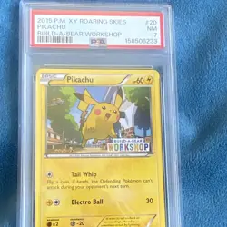 Build-A-Bear Workshop 2015 Pikachu 20/108 Promo Holo EN PSA 7 - Image 1