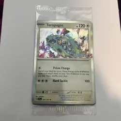 Pokemon Center HORIZONS Stamped Quaxly 050/191 & Terapagos 161/191 Promo SEALED - Image 1