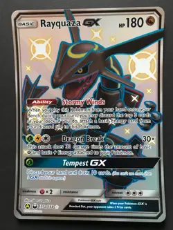 Rayquaza GX JUMBO 177a/168 PROMO Hidden Fates Oversized Pokemon Card HOLO NM - Image 2
